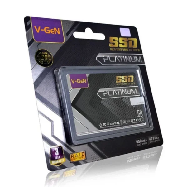 SSD V-GEN PLATINUM 128GB SATA III 2.5" GARANSI 3 TAHUN - Gambar 2