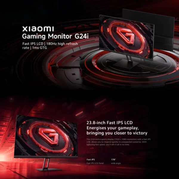 LED Xiaomi G24i 24" IPS FHD 180Hz 1ms Gaming Monitor - Gambar 2